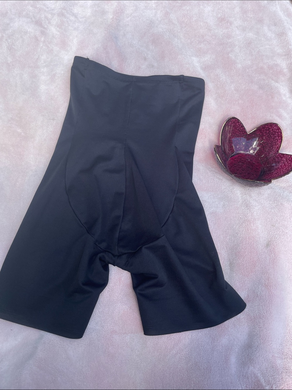 Cupid Black High-Waist Shaping Shorts